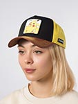 Бейсболка CAPSLAB арт. CL/PKM6/1/CT/PIK Pokemon Pikachu (черный / светло-коричневый)